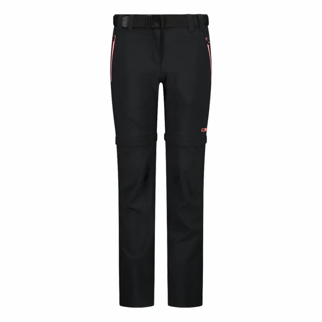 Zip-Off-Mädchenhose aus Stretchgewebe>CMP Hot