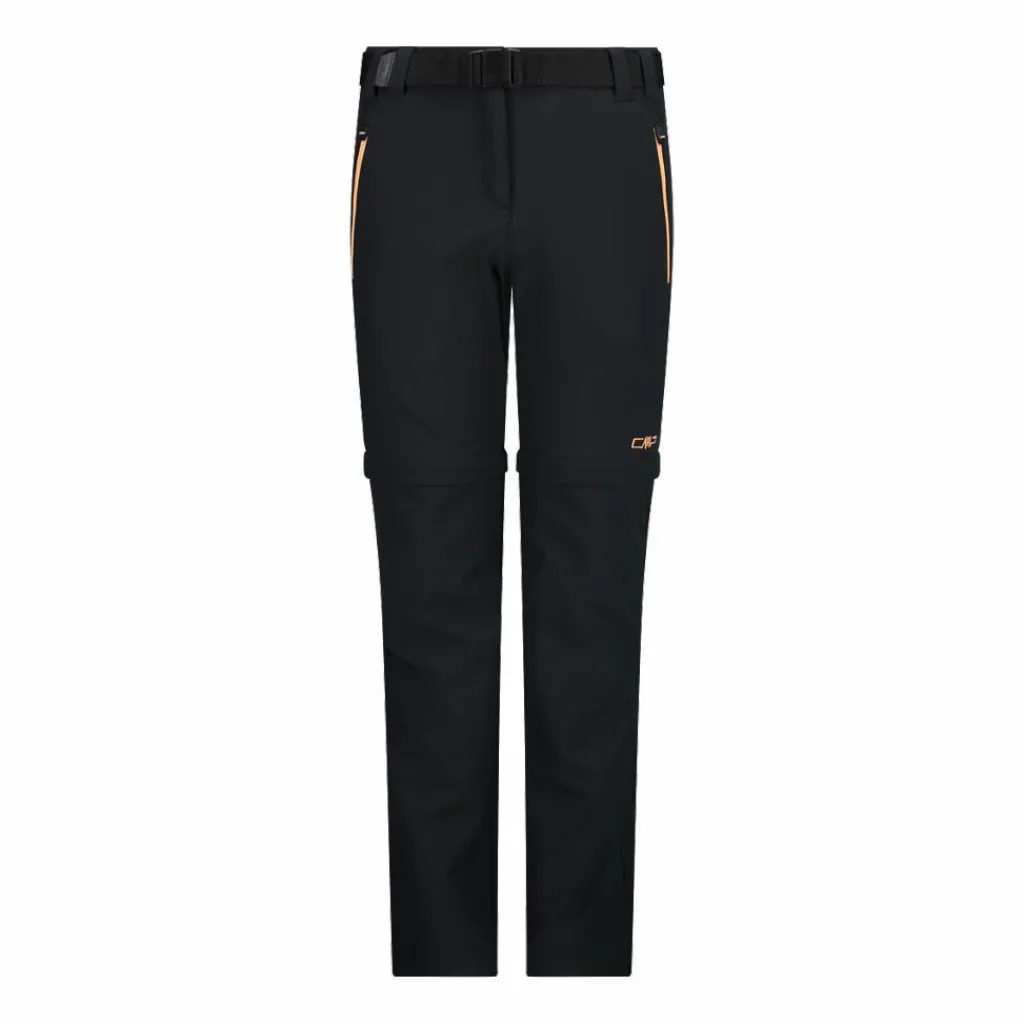 Zip-Off-Mädchenhose aus Stretchgewebe>CMP Hot