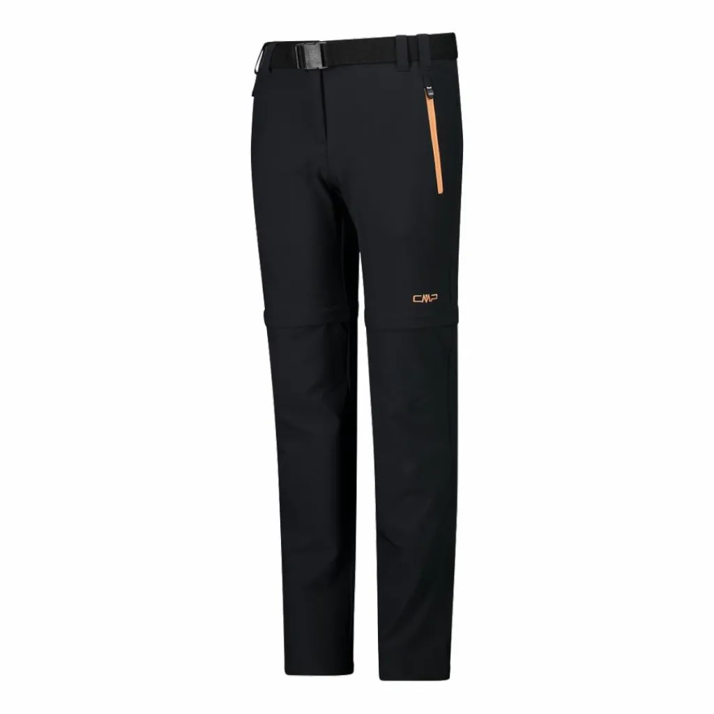 Zip-Off-Mädchenhose aus Stretchgewebe>CMP Hot