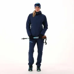 Zusammenfaltbare wasserabweisend Damenjacke mit Kapuze><noscript><img width=