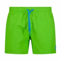 Zweifarbige Bermuda-Badeshorts><noscript><img width=