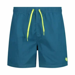 Zweifarbige Bermuda-Badeshorts><noscript><img width=